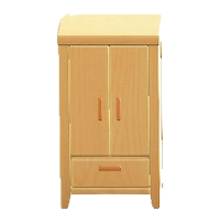 もくせいクロゼットのライトウッドの画像