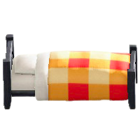 もくせいシングルベッドのブラックの画像