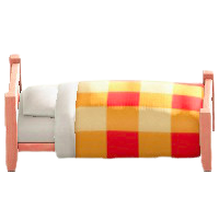 もくせいシングルベッドのピンクウッドの画像