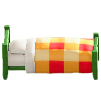 もくせいシングルベッドのグリーンの画像