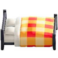 もくせいダブルベッドのブラックの画像