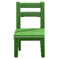 もくせいチェアのグリーンの画像