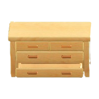 もくせいチェストのライトウッドの画像