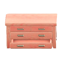 もくせいチェストのピンクウッドの画像