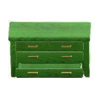 もくせいチェストのグリーンの画像