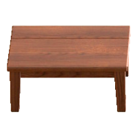 もくせいテーブルのダークウッドの画像