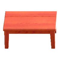 もくせいテーブルのチェリーウッドの画像