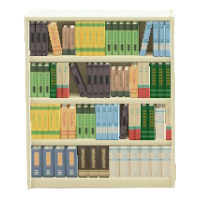 もくせいのほんだなのホワイトの画像