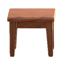 もくせいミニテーブルのダークウッドの画像