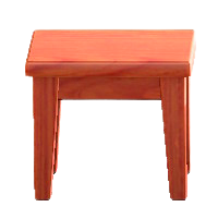 もくせいミニテーブルのチェリーウッドの画像