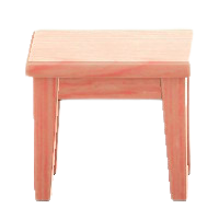 もくせいミニテーブルのピンクウッドの画像