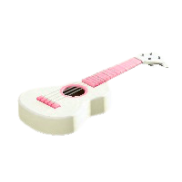 ウクレレのホワイトの画像