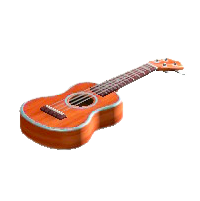 ウクレレのブラウンの画像