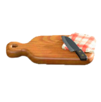 カッティングボードのチェリーブラウンの画像