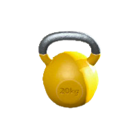 ケトルベルのイエローの画像