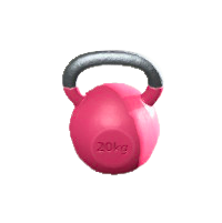 ケトルベルのピンクの画像