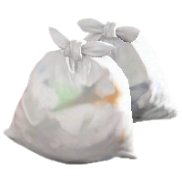 ゴミぶくろのホワイトの画像