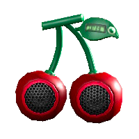 さくらんぼのスピーカーのアメリカンチェリーの画像