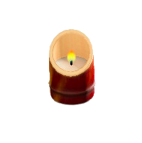 たけのキャンドルホルダーの煤竹の画像