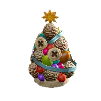 ちいさなきのみのツリーのホワイトナッツの画像