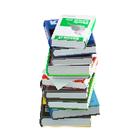 つまれたほんの参考書の画像