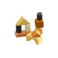 つみきのおもちゃのミックスウッドの画像