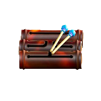 バンブードラムの煤竹の画像