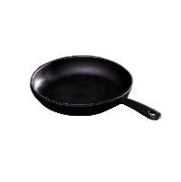 フライパンの調理前の画像