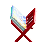 マガジンラックのレッドの画像