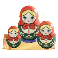 マトリョーシカのレッドの画像