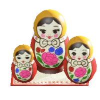 マトリョーシカのイエローの画像