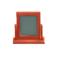 もくせいテーブルミラーのチェリーウッドの画像