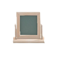 もくせいテーブルミラーのホワイトウッドの画像