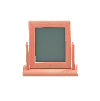 もくせいテーブルミラーのピンクウッドの画像