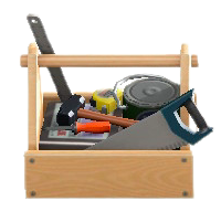 もくせいのこうぐばこのナチュラルの画像