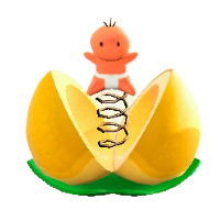 モモのビックリばこの黄桃の画像