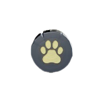 にくきゅうのドアプレートのダークグレーの画像