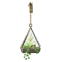 ハンギングテラリウムのゴールドの画像