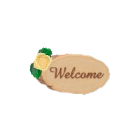 ログなドアプレートのライトブラウンの画像