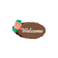 ログなドアプレートのブラウンの画像