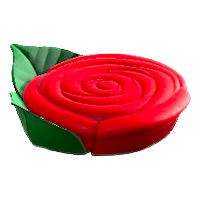 バラのベッドのレッドの画像