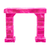 こおりのアーチのアイスピンクの画像