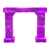 こおりのアーチのアイスパープルの画像