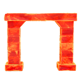 こおりのアーチのアイスオレンジの画像