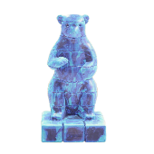 こおりのアートのアイスブルーの画像