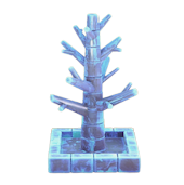 こおりのツリーのアイスブルーの画像