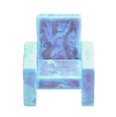 こおりのイスのアイスブルーの画像