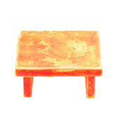 こおりのテーブルのアイスオレンジの画像