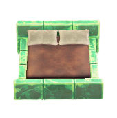 こおりのベッドのアイスグリーンの画像