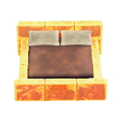 こおりのベッドのアイスイエローの画像